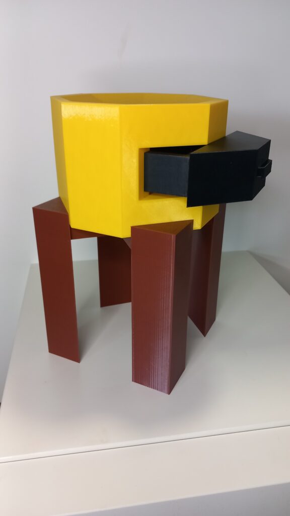 3D print model pametne košnice izrađen za STEM projekt Gimnazije Vladimira Nazora Zadar